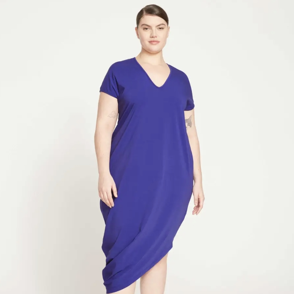 Universal Standard Iconic Geneva Dress Purple Size 2XS